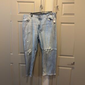 Old Navy Men light blue distressed jeans